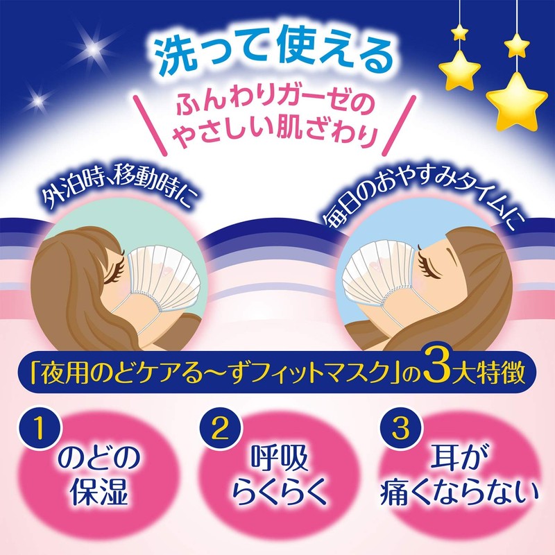 FC Night Sleep Care Rug-Free Fit Mask Pack of 3