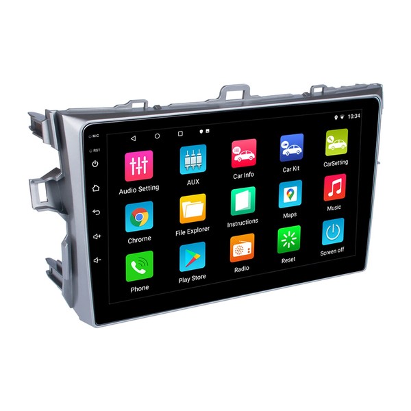Car Stereo for Toyota Corolla 2007-2013 with Wireless Apple Carplay and Android Auto,9 Inch Android 11 Touch Screen Car Radio Support Bluetooth Hands-Free/Mirror Link/FM/WiFi/GPS Navigation, 1GB+32GB