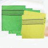 3P 국산 때타올 때수건 목욕용품 때장갑 3P Domestic Exfoliating Towel Bath Products Exfoliating Gloves