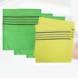 3P 국산 때타올 때수건 목욕용품 때장갑 3P Domestic Exfoliating Towel Bath Products Exfoliating Gloves