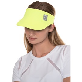 Lucky In Love Lucky Logo Stretch Visor (Neon Yellow)