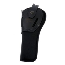 Galco Holsters SR4-6B Switchback Strongside/Crossdraw Hybrid Leather-Synthetic Design Belt Holster Compatible with S&W 686 6", Ambidextrous, Black Finish