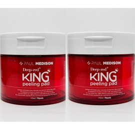 Paul Medison Deep Red King Peeling Pad Large Capacity 70 Pads x 2 / 폴메디슨 딥레드 왕 필링패드 대용량 70패드 x 2개