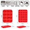 CAKETIME Silicone Muffin Pan, Mini Muffin Pan, Regular 12 Cups
