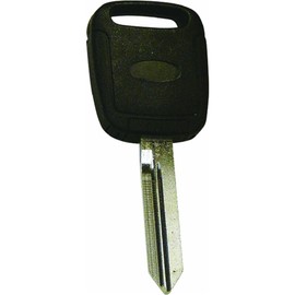 HY-KO Products Key Blank with Plastic Head, 4.37"L x 1.87"W, Brass, Nickel Plated (18FORD100)