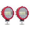 7 INCH Round Light Bar MUVKQC 201W LED Off Road