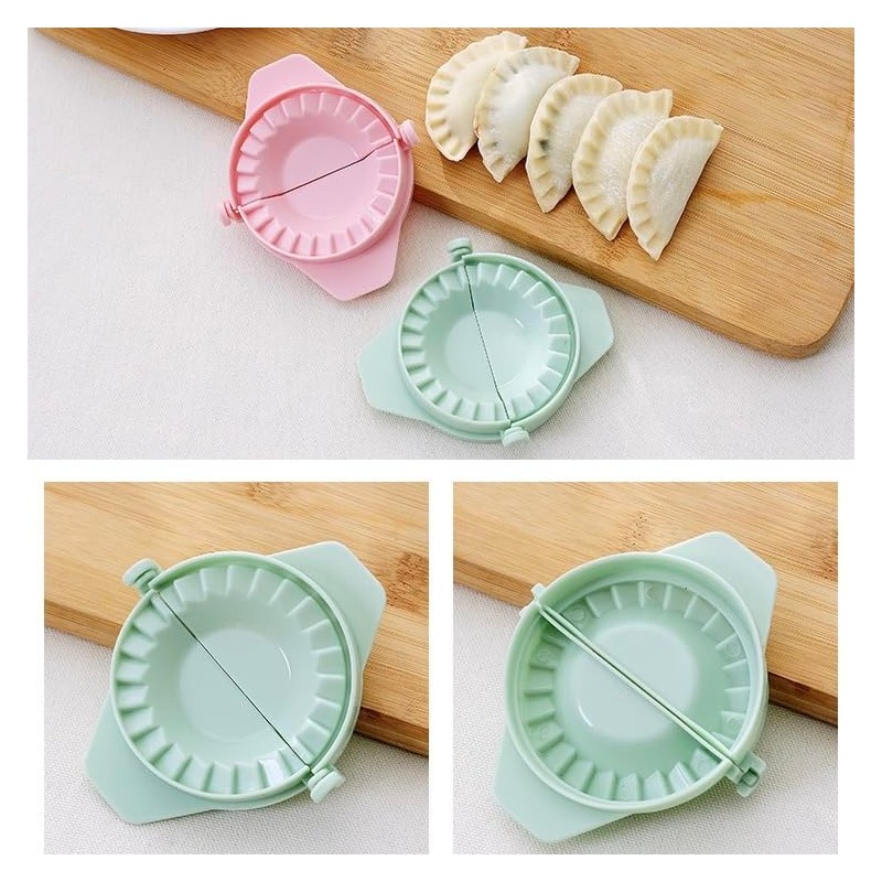 Dumpling Maker Press，3PcsEmpanadas Maker Press，Dumpling Mold Machine-Make Perfect Dumplings Every