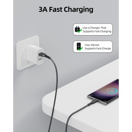 HOTNOW USB C Cable 1.5FT 3 Pack, Short USB C Charger Cable 20 inch Compatible with iPhone15/16 and USB C Devices