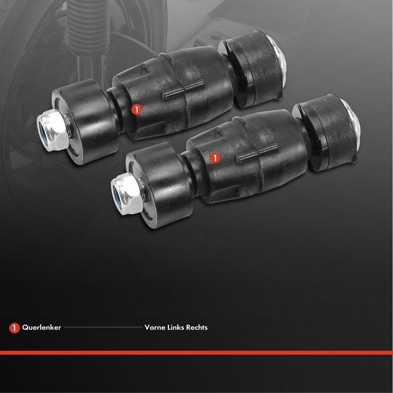 Frankberg 2x Coupling Rod Front Left Right Compatible with Dokker