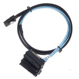 EDIMS Mini SAS to SAS Cable SFF-8087 to SFF-8482 Internal Breakout Cable for Raid Controller to HDD 3.3FT