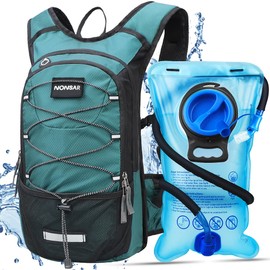 NONSAR Hydration Backpack, Hiking Backpack with 3L Water Bladder, Lightweight Insulation Hydration Pack, Water Backpack for Hiking, Cycling, Running, Festival, Camping for Men Women