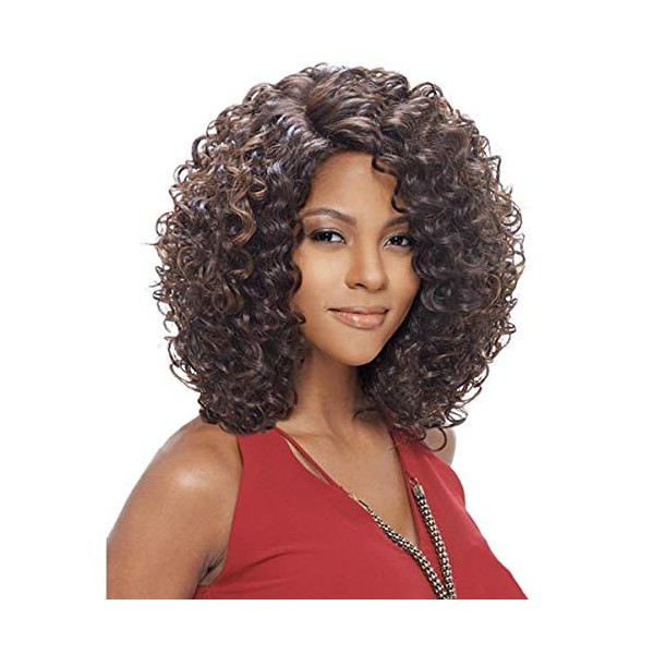 Vanessa Synthetic Hair Top C Side Lace Part Wig - Tops C Dekee-C7008