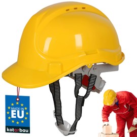 KOTARBAU® Protective Helmet Construction Helmet Adjustable Yellow