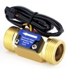 Digiten G3/4"Male Thread Water Flow Hall Sensor Switch Flowmeter Counter