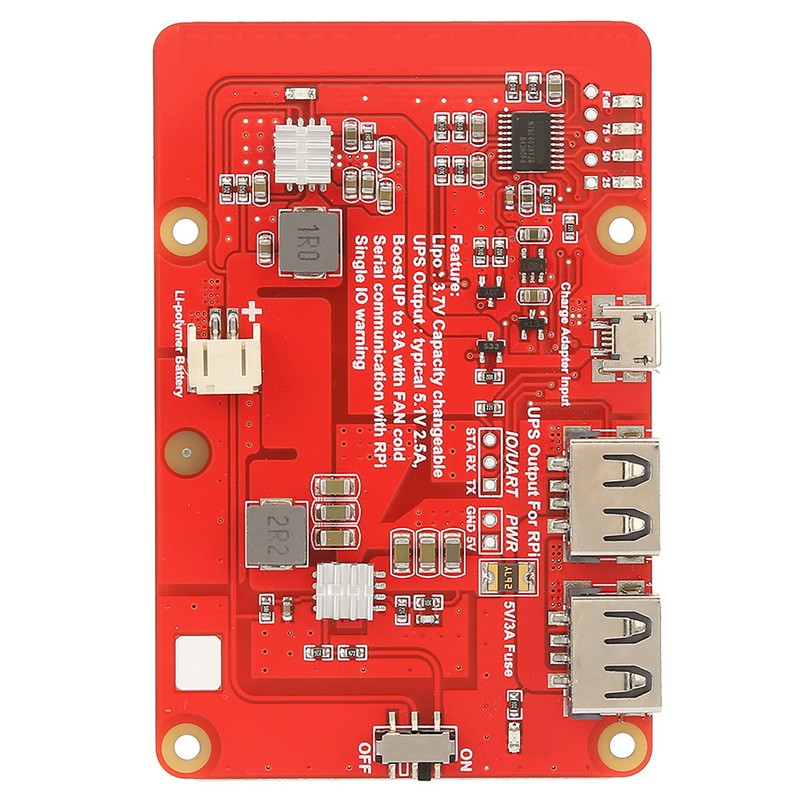 UPS Lithium Battery Expansion Board with 4000mAh Lithium Battery for