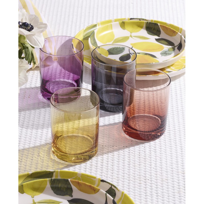 Oneida 898241 Golden Hour Double Old Fashioned Glasses, Set Of