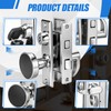 316 Stainless Steel Mortise Lock Set with Bolt, Heavy-Duty Marine