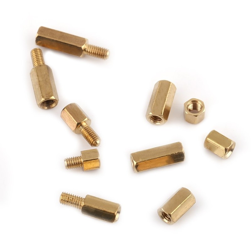 300pcs M3 Brass StandOff Set Hex Male Female Hex Spacers