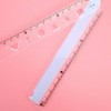 2 Pcs Folding Ruler Transparent Ruler Plastic Ruler Geometric Ruler