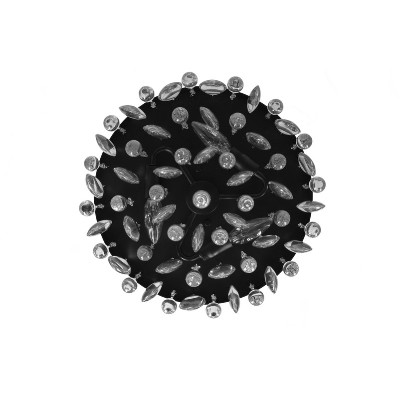 Kenroy Home Cascade 3-Light Flush Mount - Black