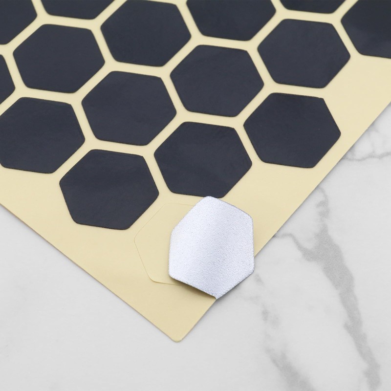 SG Store 72-Piece Reflective Sticker Set with High Visibility Honeycomb