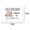 NDHGifts Friendship Knows No Distance Card - Long Distance Friendship