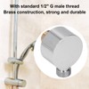 Shower Adapter Brass Construction Chrome Plated G1/2 Wall Mounted Easy