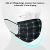 100 Pack Black Disposable Face Masks -3 Layer Medical Masks