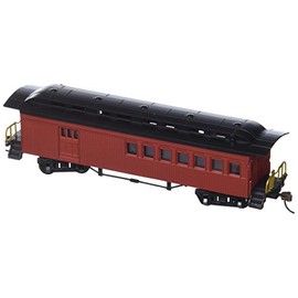 Bachmann Industries 1860 - 1880 Passenger Cars - Combine - Painted, Unlettered Red (HO Scale)