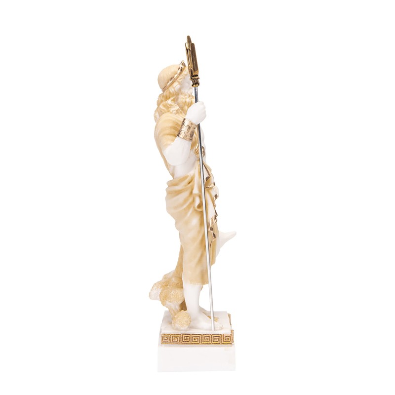 Poseidon Greek God of the Sea with Trident Statue Figurine