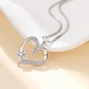 925 Sterling Silver Love Heart Pendant Necklace Jewelry Gifts for