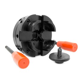 WEN LA4444 4-Inch 4-Jaw Self-Centering Chuck Set with 1-Inch x 8TPI Thread