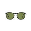 Persol PO3316S Rectangular Sunglasses, Matte Dark Green/Green, 54 mm