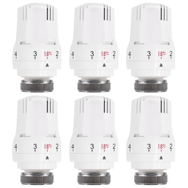 Thermostatic Head Radiator Valve, Radiator Thermostat, Thermostat Heater for Thread