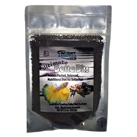 Invert Aquatics Betta Bits Variety Pack - 3 Different Betta Foods - Extreme Color, Ultimate & Color Boost!