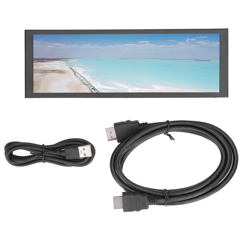 IPS LCD Bar Screen, PC Case Secondary Screen, 60Hz 16.7M