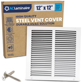 L-S Steel Vent Cover ('LS-RA 12x12 Duct Hole[13.6x13.6 Face])