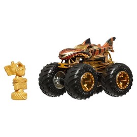 Hot Wheels Monster Trucks Vehículo de Juguete Sorpresa Campeonato de Bigfoot Escala 1:64 para niños de 3 años en adelante