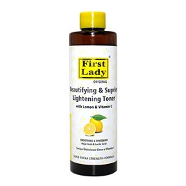 First Lady Skin Beautifying & Superior Lemon Lightening Face Toner 200ml - with Vitamin c & kojic Acid & lactic Acid