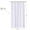 N&Y HOME Extra Long Stall Shower Curtain Liner Fabric 54