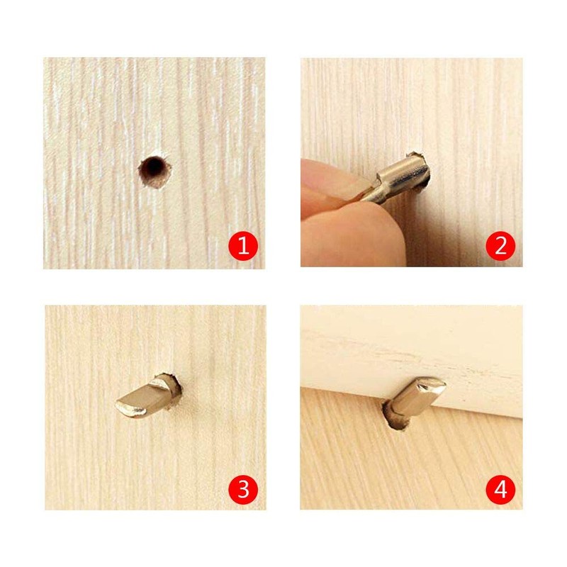 Shelf Pins 120 Pack 5mm Spoon Shape Shelf Support Pegs