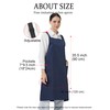 APRONNER Comfortable Water Repellent Cross Back Aprons for Women with
