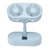 Desktop Double Fan Dual Motor 135° Angle Adjustable Handheld Fan