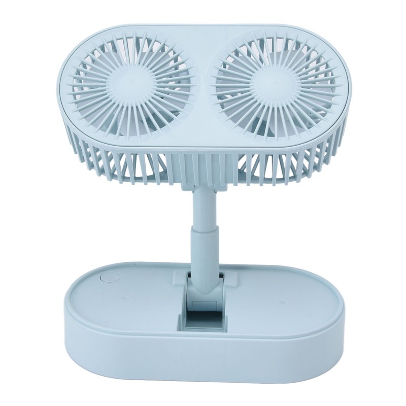 Desktop Double Fan Dual Motor 135° Angle Adjustable Handheld Fan
