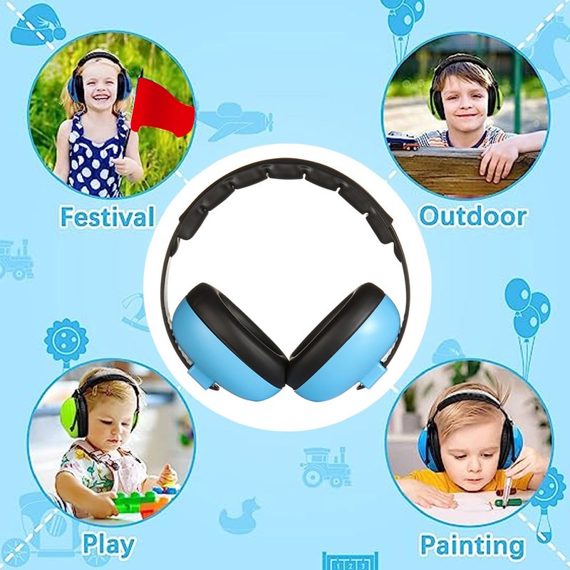 Noise Cancelling Earmuffs Kids Ear Protection Sound Proof Headphone for
