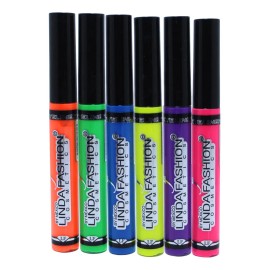 Kit Delineador Neon Colorido Ojos Eyes Makeup Neón