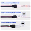 Xiatiaosann LED RGB Connector Male to Female Cable, 4 Pin