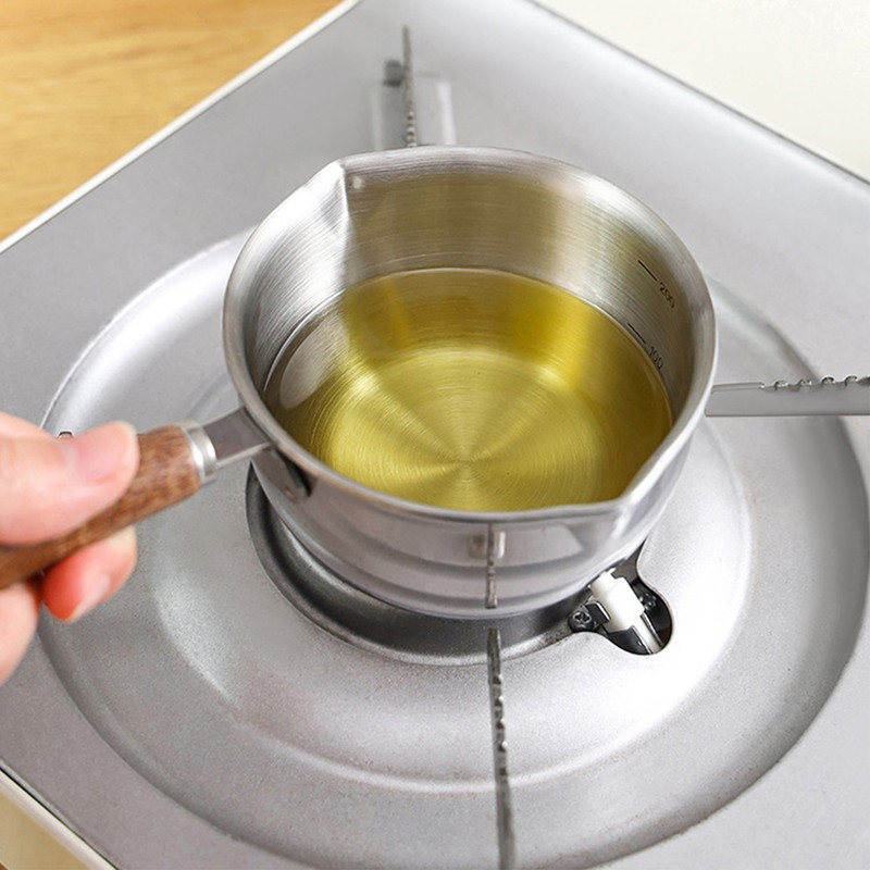 Mini Butter Warmer Pot Multifunctional Fast Heating Oil Stainless Steel