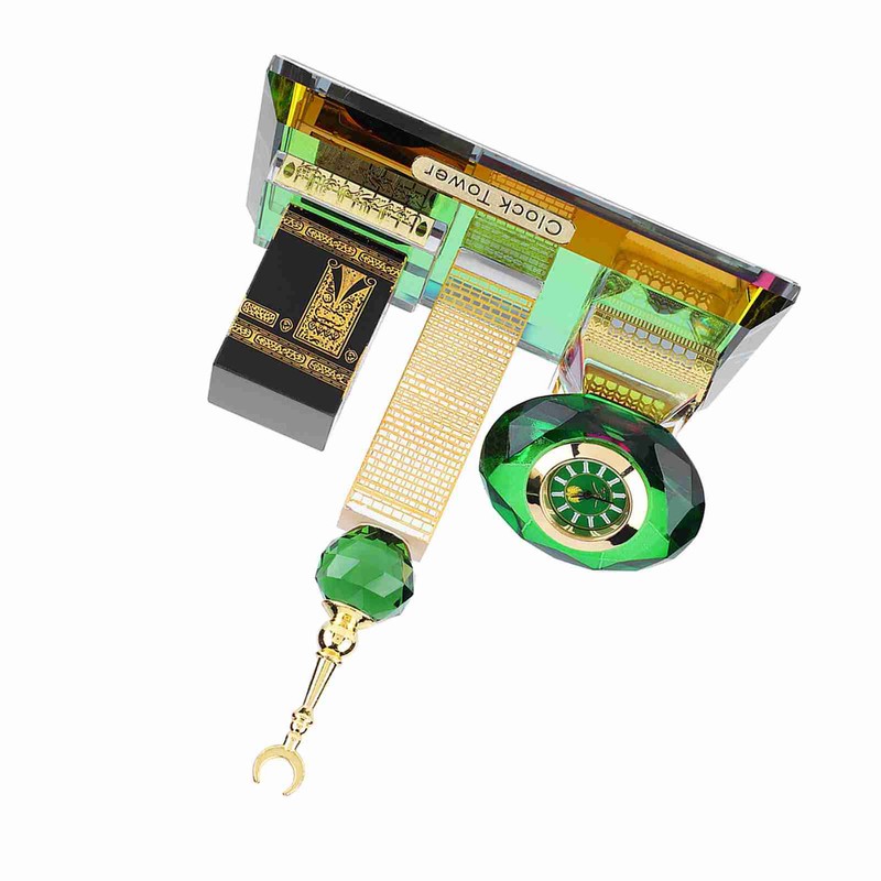 Muslim Kaaba Clock Tower Model Islamic Architecture Handicrafts Souvenirs Home