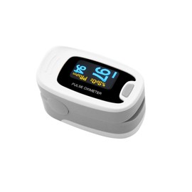 CONTEC CMS50NA Pulse Oximeter Fingertip Blood Oxygen Saturation Monitor SpO2 and PR Value Waveform Blood Oxygen Neck/Wrist Corda, Grey | CONTEC MED